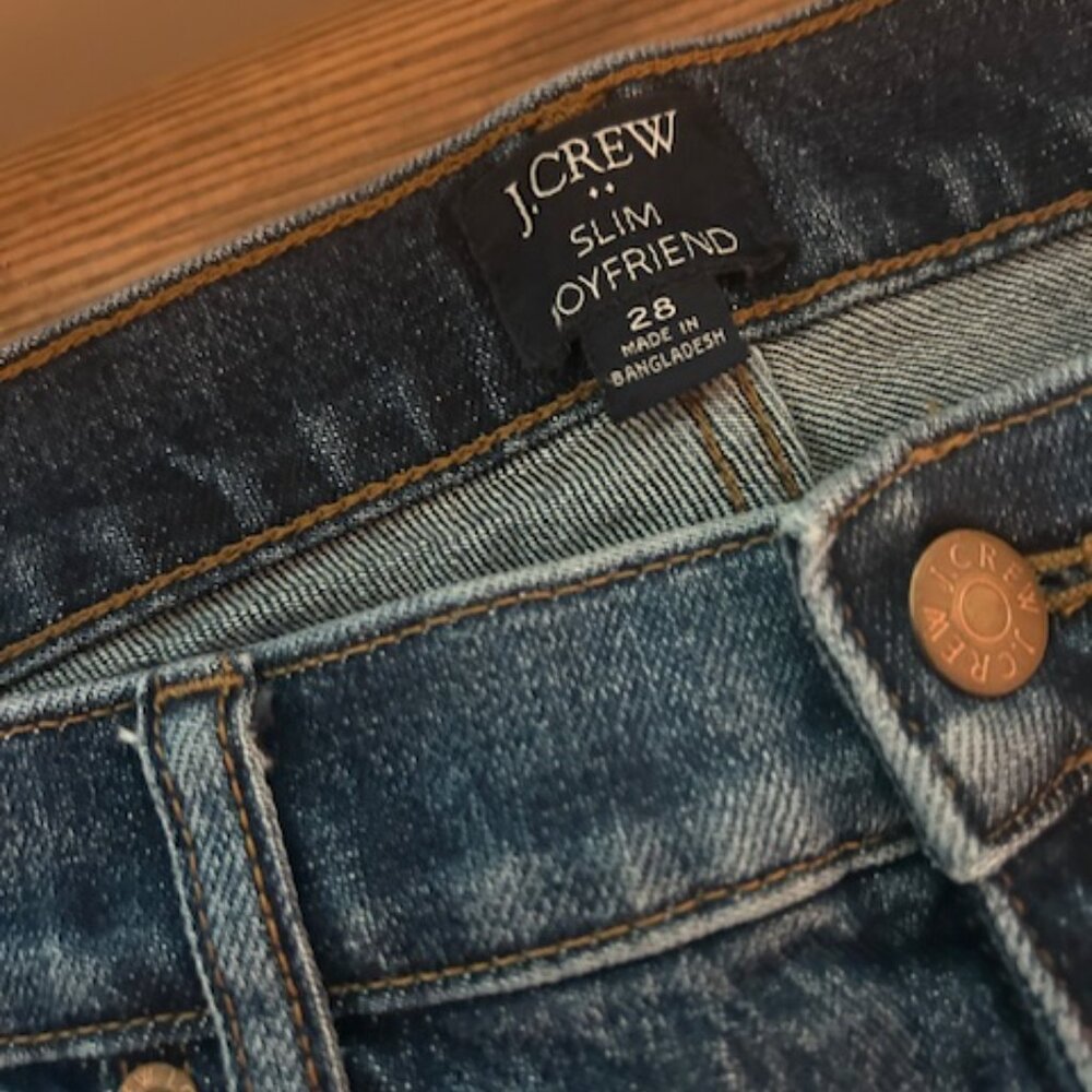 JCrew Slim Boyfriend Jeans - size 8